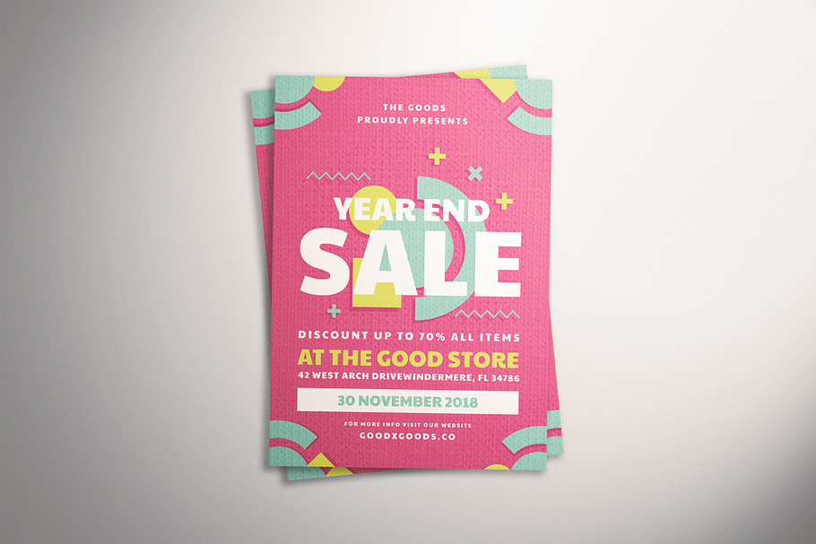 Geometric Sale Flyer in Flyer Templates - product preview 8