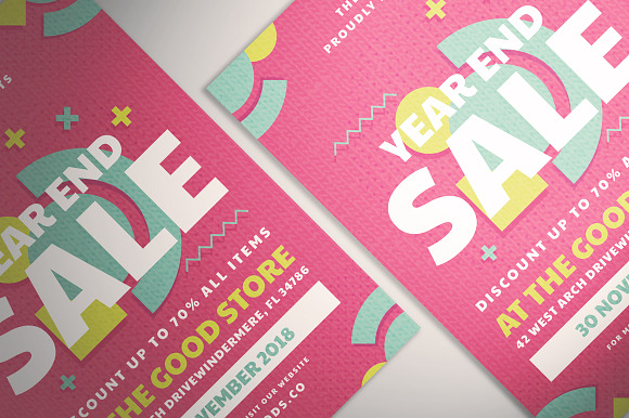 Geometric Sale Flyer in Flyer Templates - product preview 1