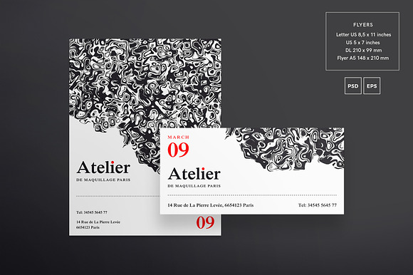 Flyers | Atelier in Flyer Templates - product preview 1