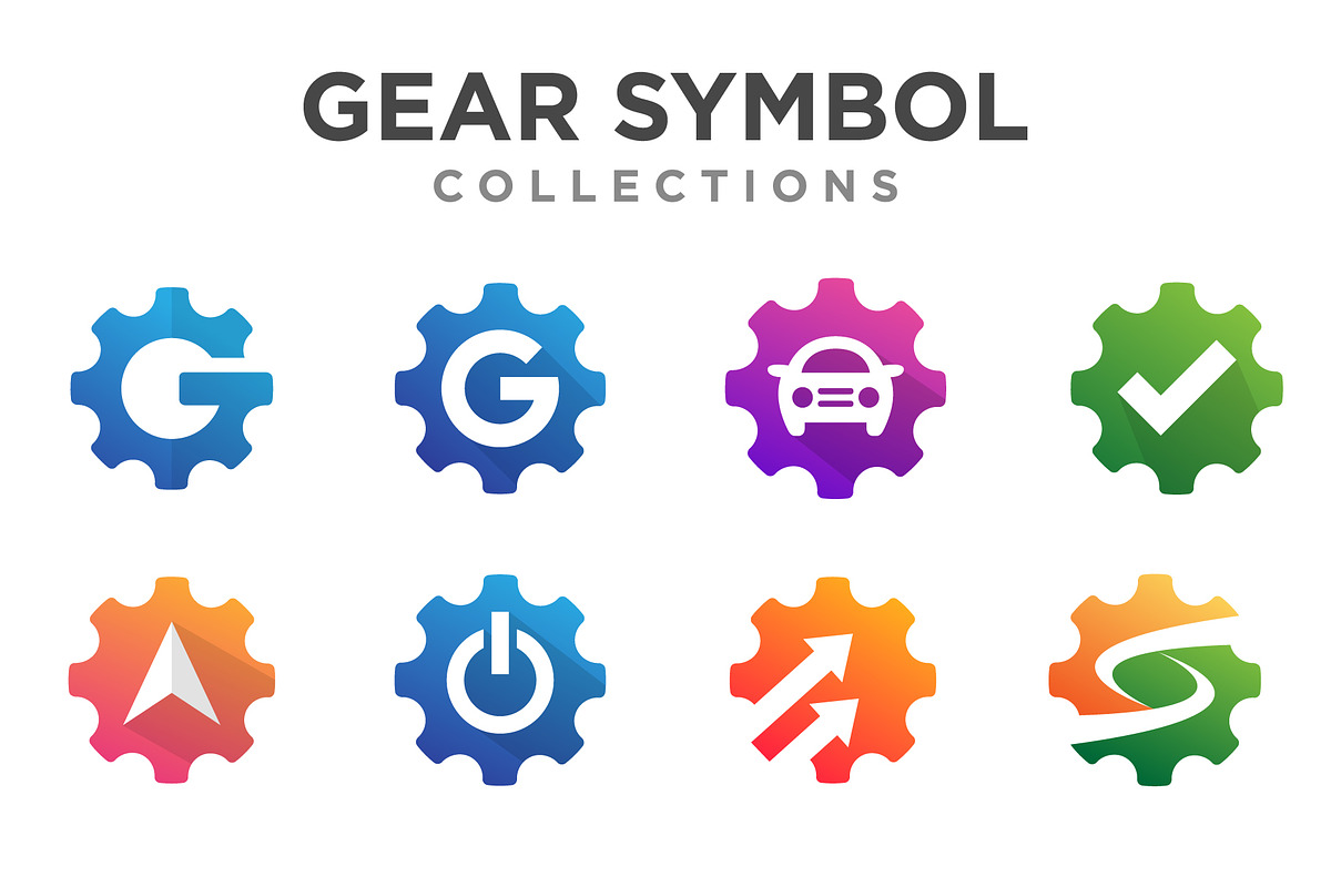 Gear Icon Collections in Logo Templates - product preview 8