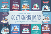 Cozy Winter House Christmas Cards