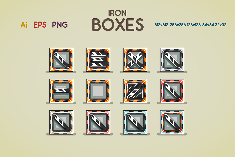 Iron Boxes in Objects - product preview 8