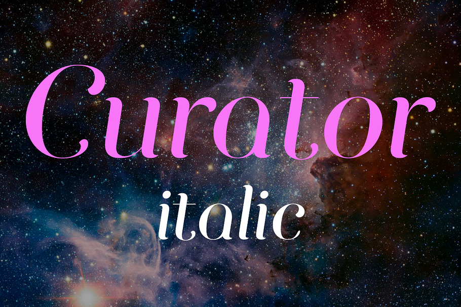 Curator Italic in Serif Fonts - product preview 8