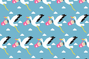 Seamless Baby Items Patterns