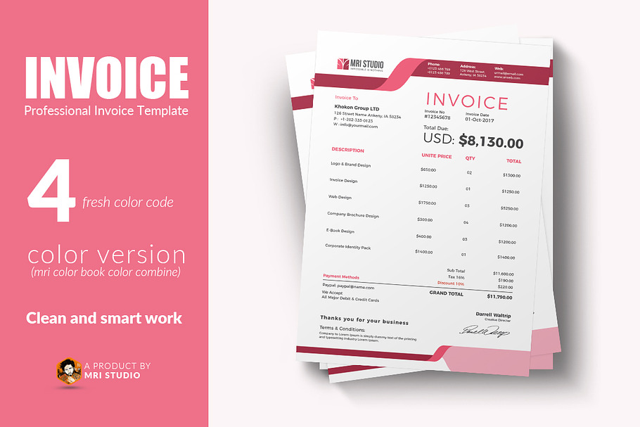 Creative Invoice Template