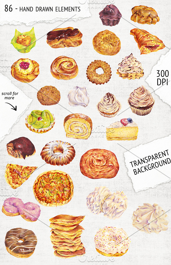 Baking Collection in Illustrations - product preview 1