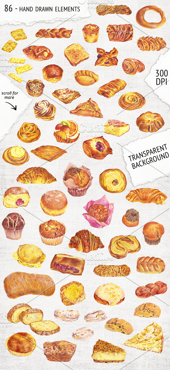 Baking Collection in Illustrations - product preview 2