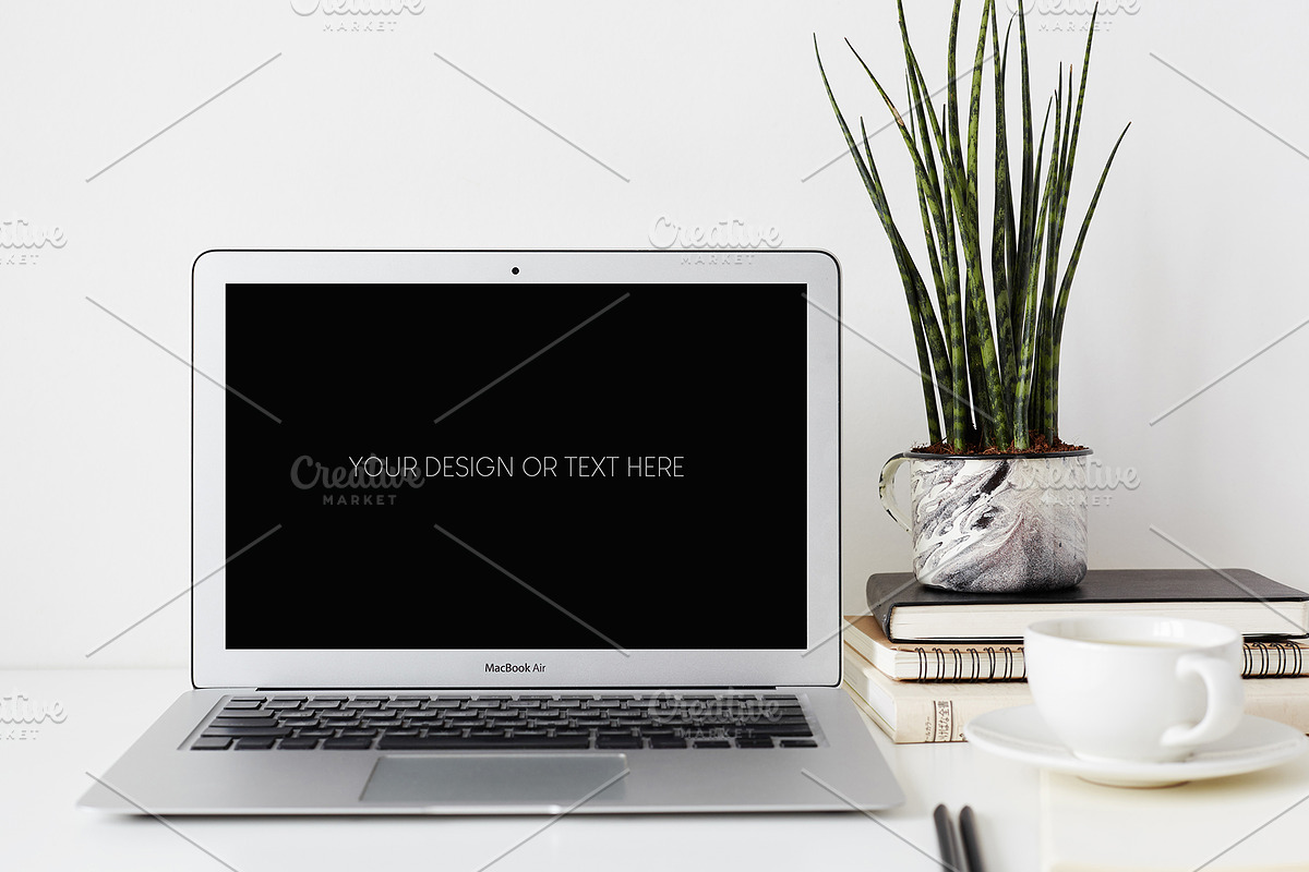 Macbook mockup PSD in Mobile & Web Mockups - product preview 8