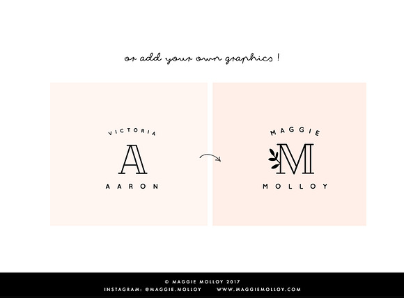 Type Layouts Vol. 2 Text Based Logos in Logo Templates - product preview 3