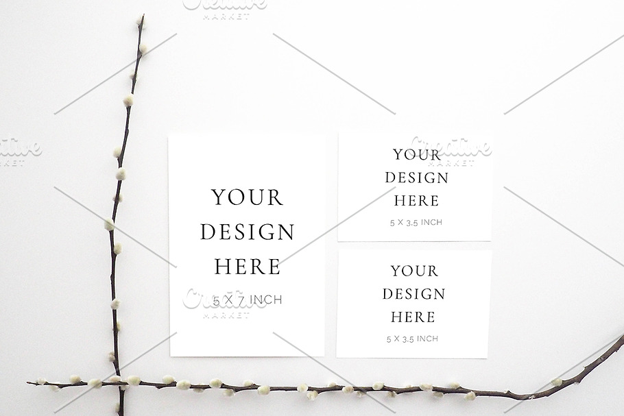Nordic Autum Stationery Suite Mockup in Print Mockups - product preview 8