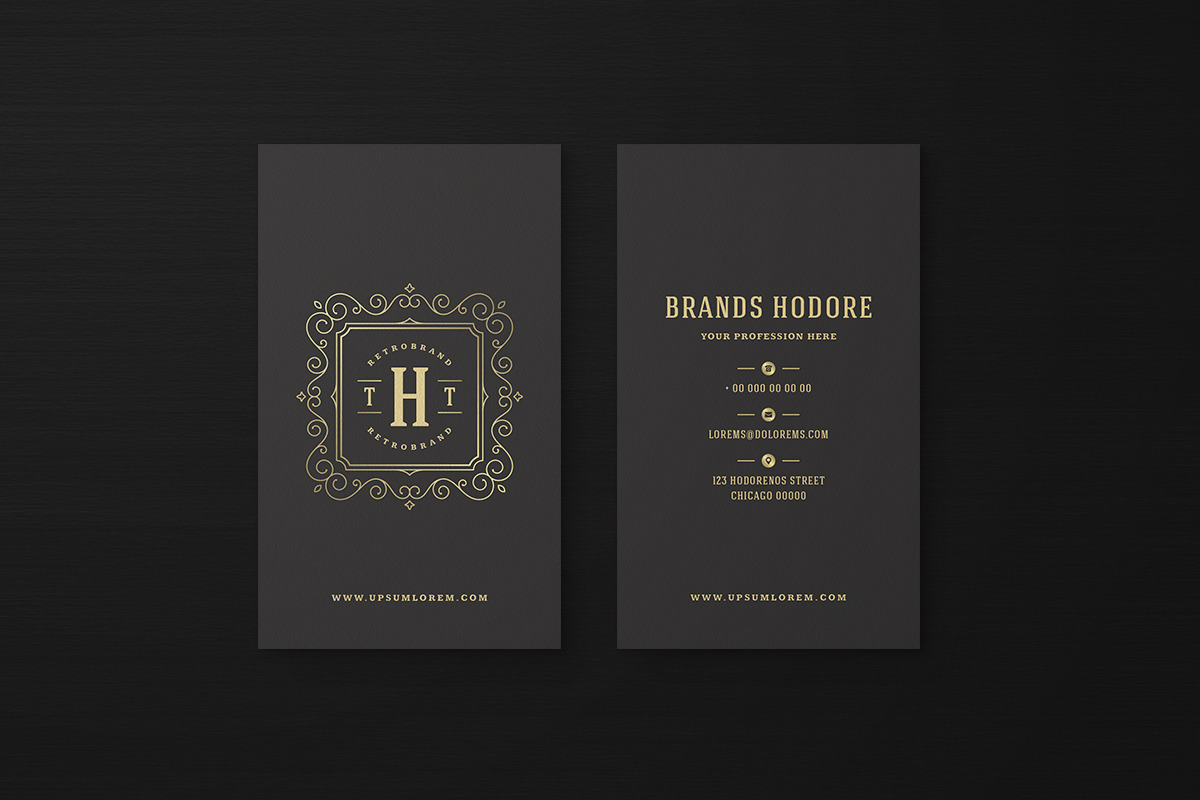 Luxury Business Card in Business Card Templates - product preview 8