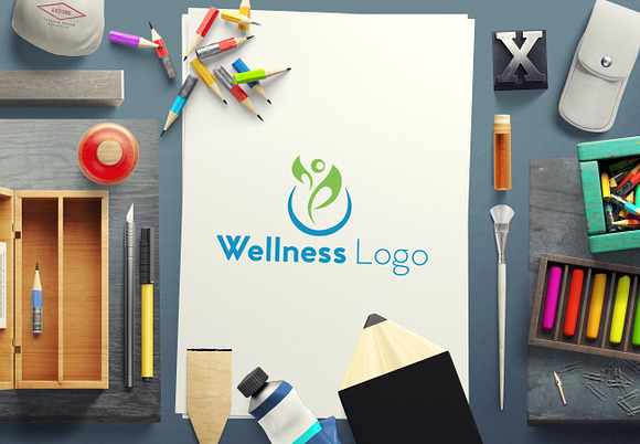 Wellness Logo Template in Logo Templates - product preview 2