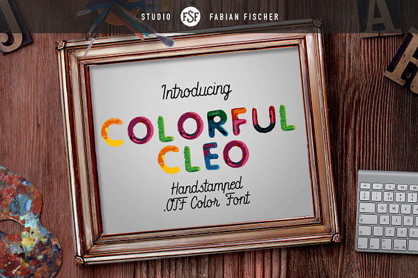 Colorful Cleo - Color Font
