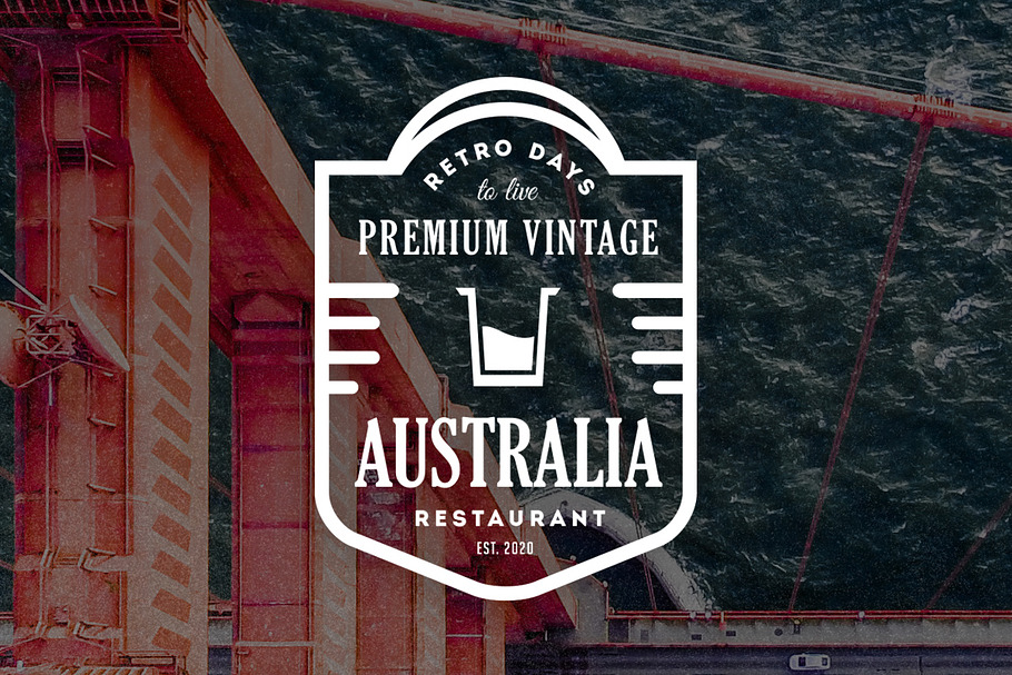 15 Vintage Logos & Badges V1 in Logo Templates - product preview 8