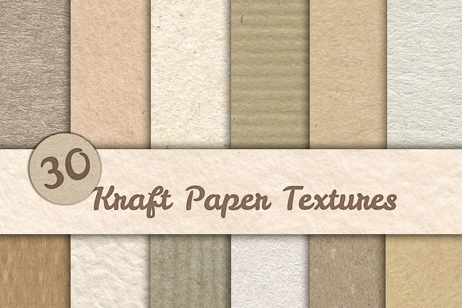 50% OFF! Kraft Paper Textures
