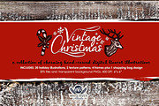 Vintage Christmas Linocuts