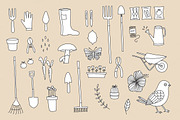 Gardening Tools and Plants