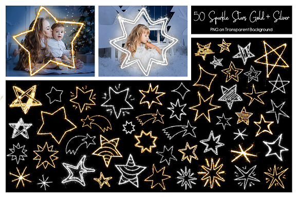 280 Gold & Silver Christmas Sparkle in Objects - product preview 3
