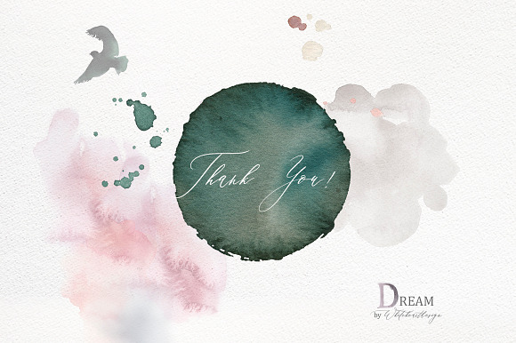 Dream - Fairy Watercolor Collection in Illustrations - product preview 16