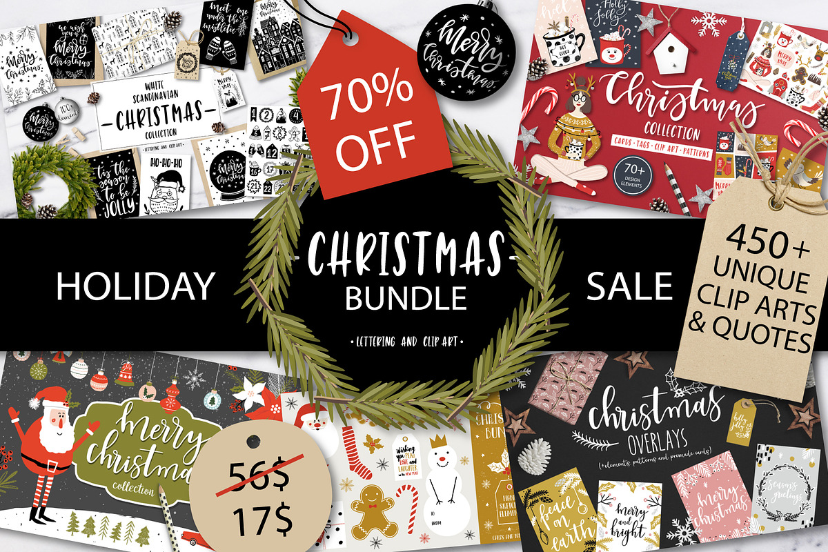 Christmas BUNDLE 70% OFF in Illustrations - product preview 8