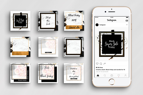 The * Black Friday * Sale bundle in Instagram Templates - product preview 3