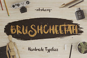 Bruscheetah Brush Font
