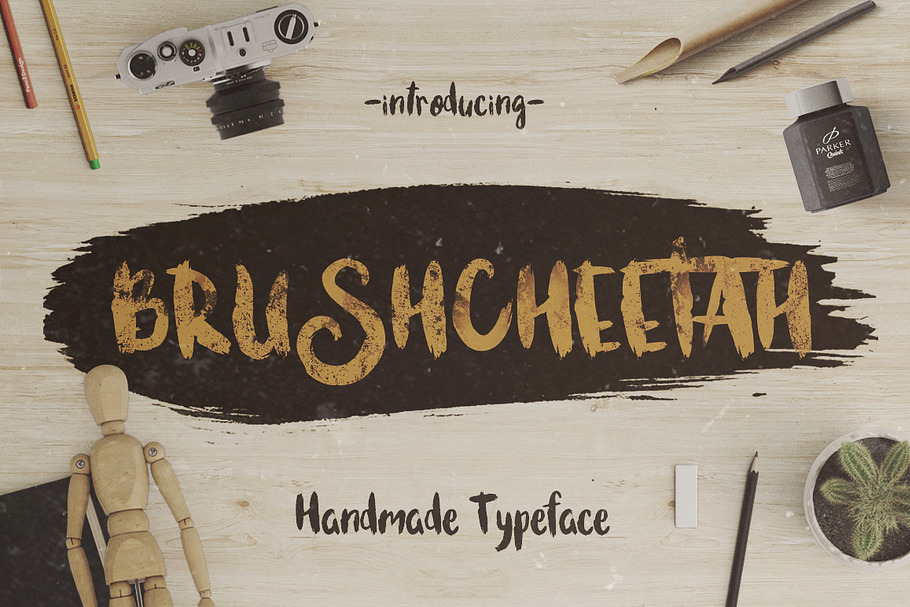 Bruscheetah Brush Font in Display Fonts - product preview 8