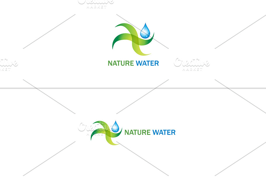 Nature water Logo in Logo Templates - product preview 8