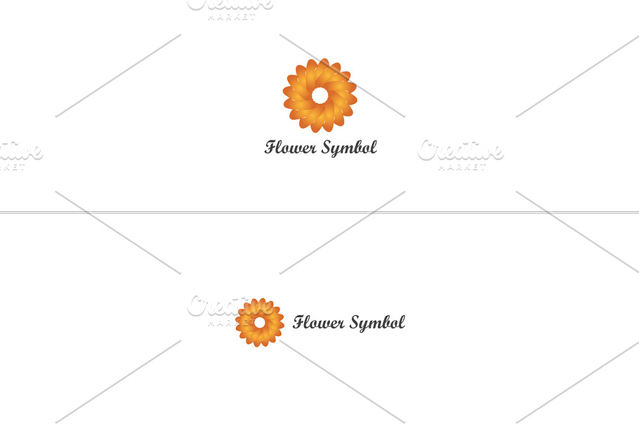 Flower symbal Logo in Logo Templates - product preview 8
