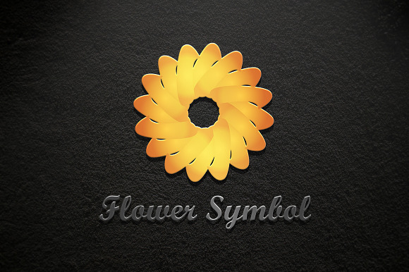 Flower symbal Logo in Logo Templates - product preview 1