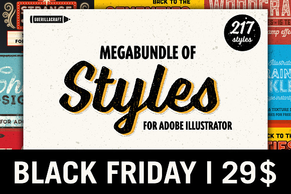 Megabundle of Illustrator Styles in Photoshop Layer Styles - product preview 13