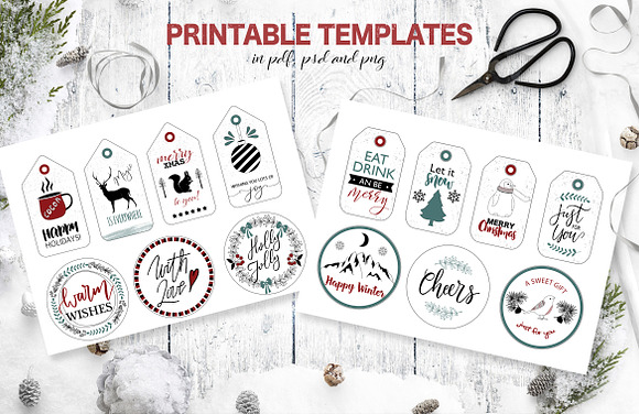 Christmas Design Pack DIY in Illustrations - product preview 6