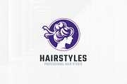 Hairstyles Logo Template