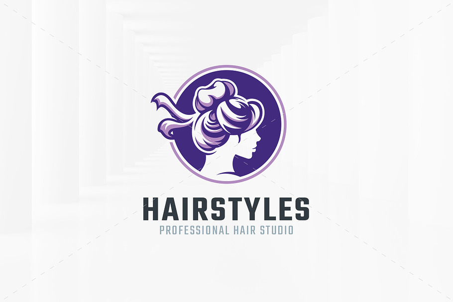 Hairstyles Logo Template in Logo Templates - product preview 8