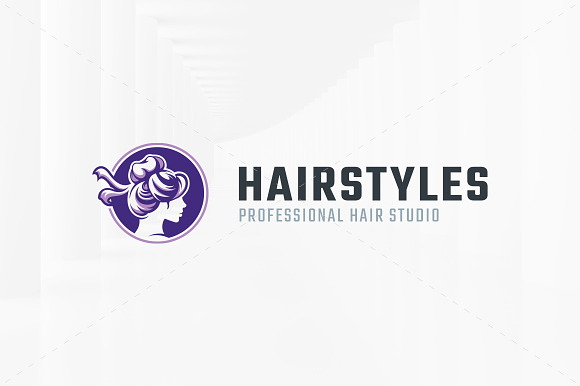 Hairstyles Logo Template in Logo Templates - product preview 1