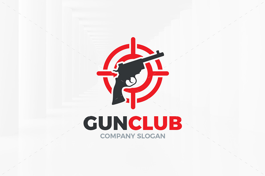 Gun Club Logo Template in Logo Templates - product preview 8