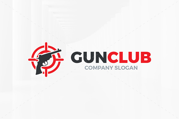 Gun Club Logo Template in Logo Templates - product preview 1