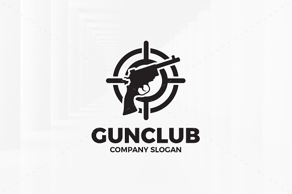 Gun Club Logo Template in Logo Templates - product preview 2