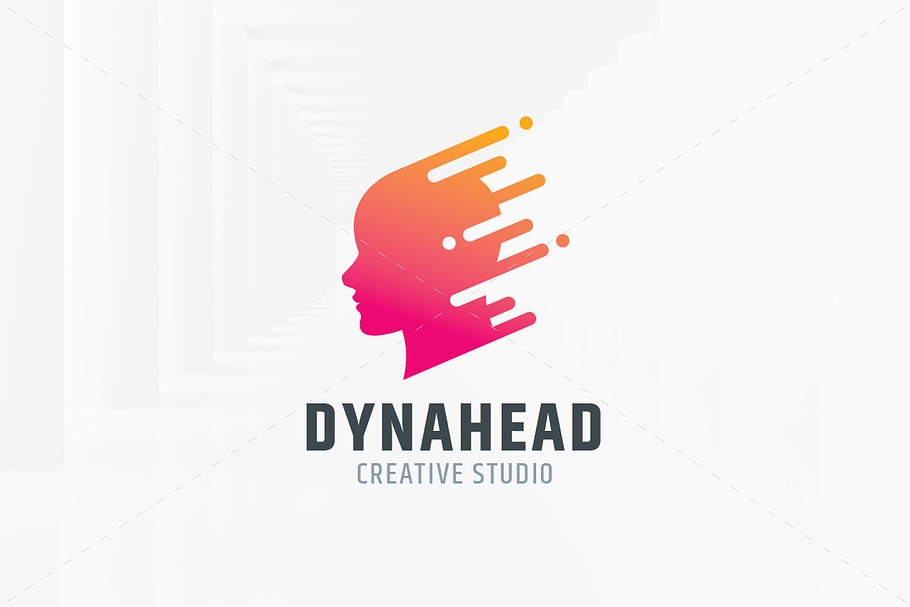 Dynamic Head Logo Template in Logo Templates - product preview 8