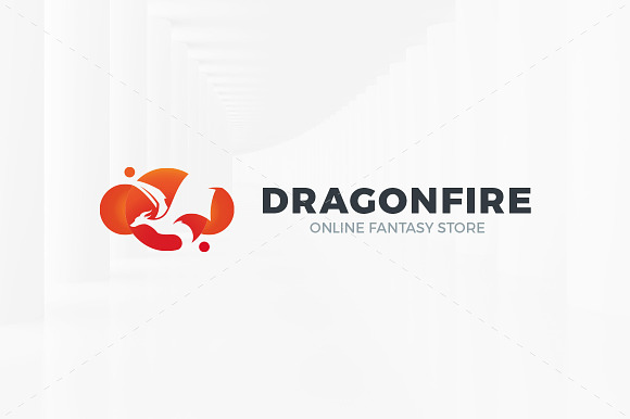 Dragon Fire in Logo Templates - product preview 1