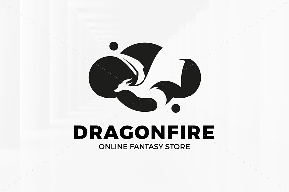 Dragon Fire in Logo Templates - product preview 2