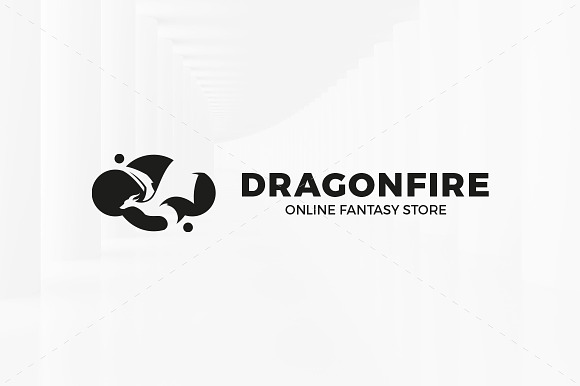 Dragon Fire in Logo Templates - product preview 3