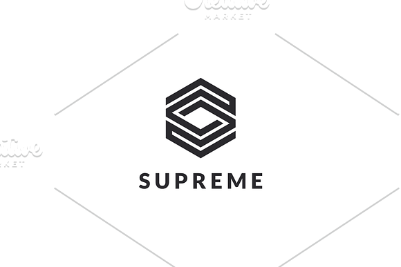 Supreme - Letter S Logo in Logo Templates - product preview 2