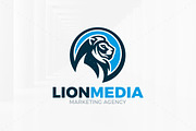 Lion Media Logo Template