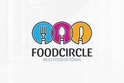 Food Circle Logo Template