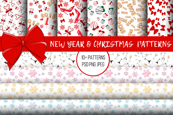 New Year & Christmas Patterns
