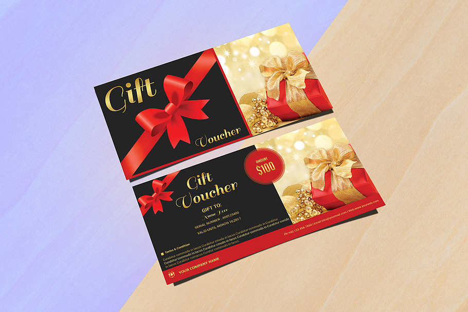 Gift Voucher in Card Templates - product preview 8