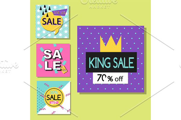 Vector illustration special offer big sale flayer card template special spring discount promotion poster.