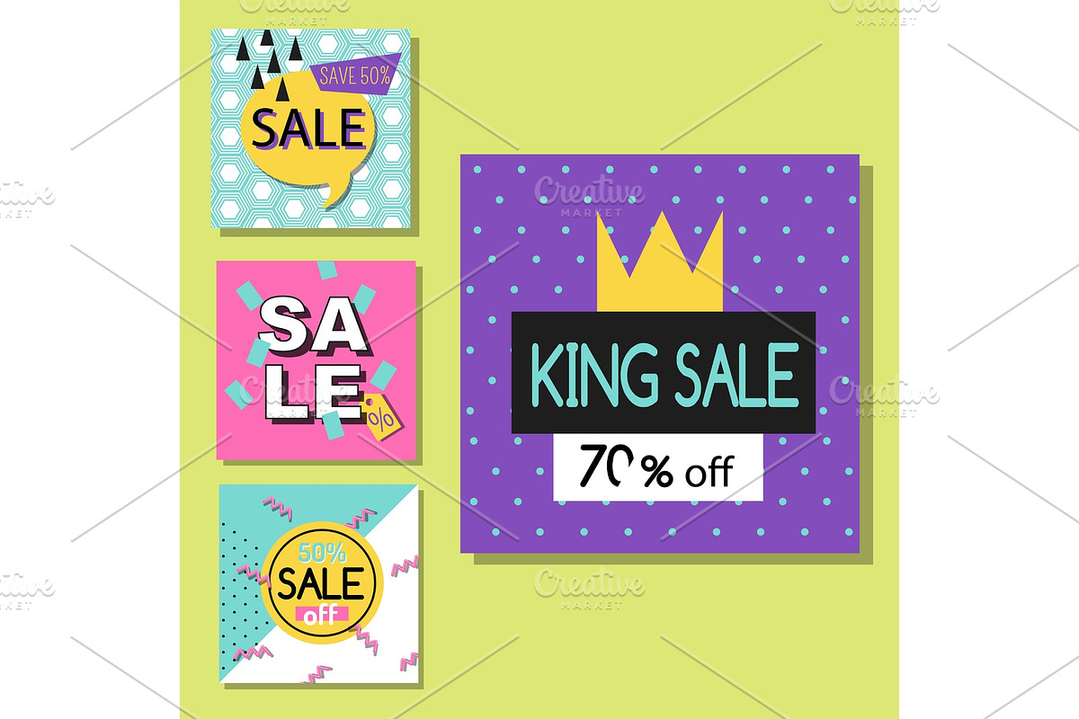 Vector illustration special offer big sale flayer card template special spring discount promotion poster. in Illustrations - product preview 8