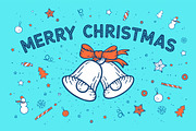 Greeting card Merry Christmas